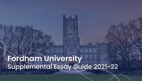 Does Fordham Have Supplemental Essays: Exploring the Layers of University Applications