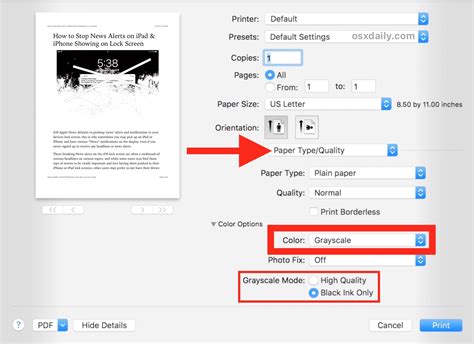 How to Print Black and White on Mac: A Comprehensive Guide